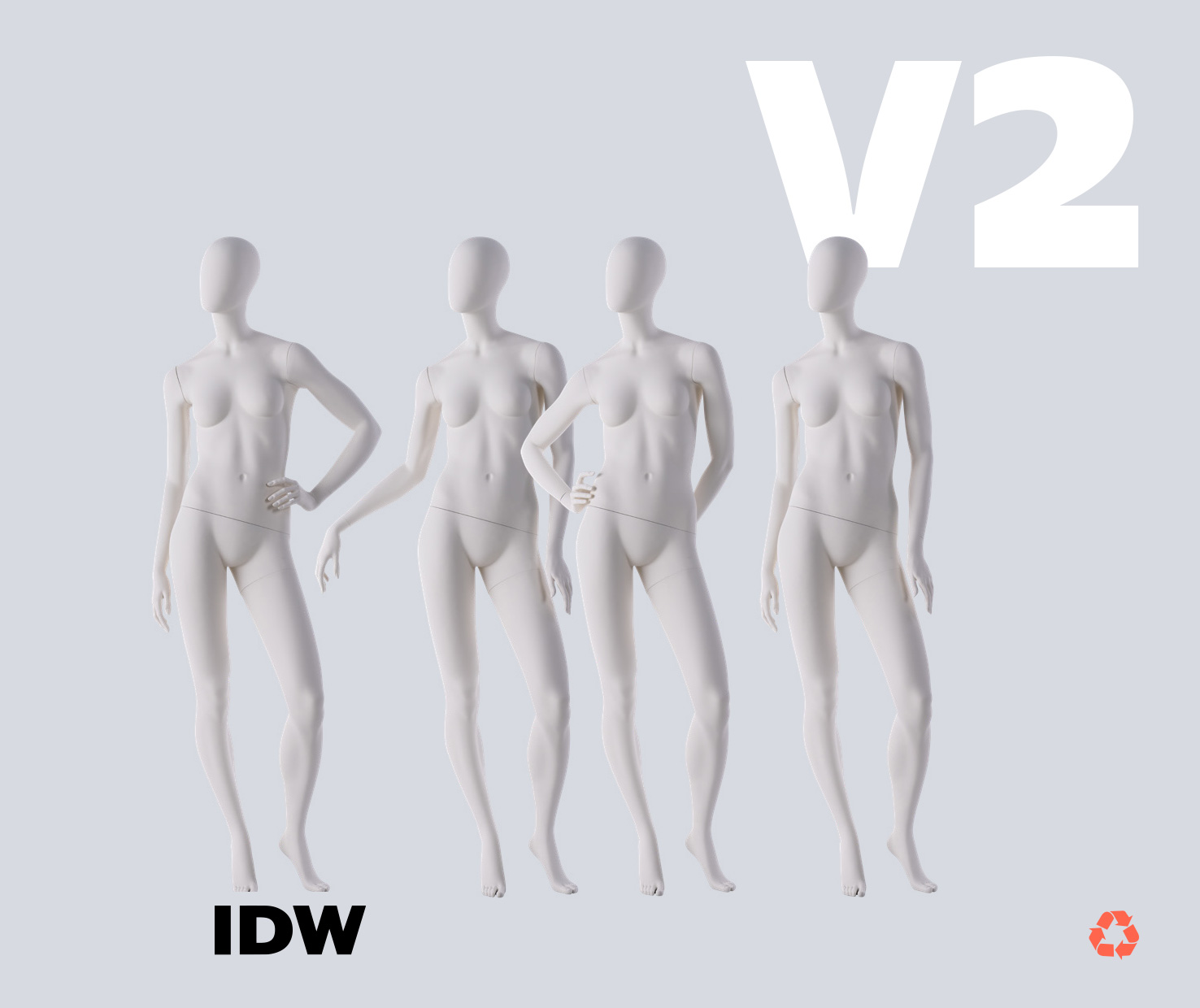 Collection mannequins the V V2 IDW PARIS