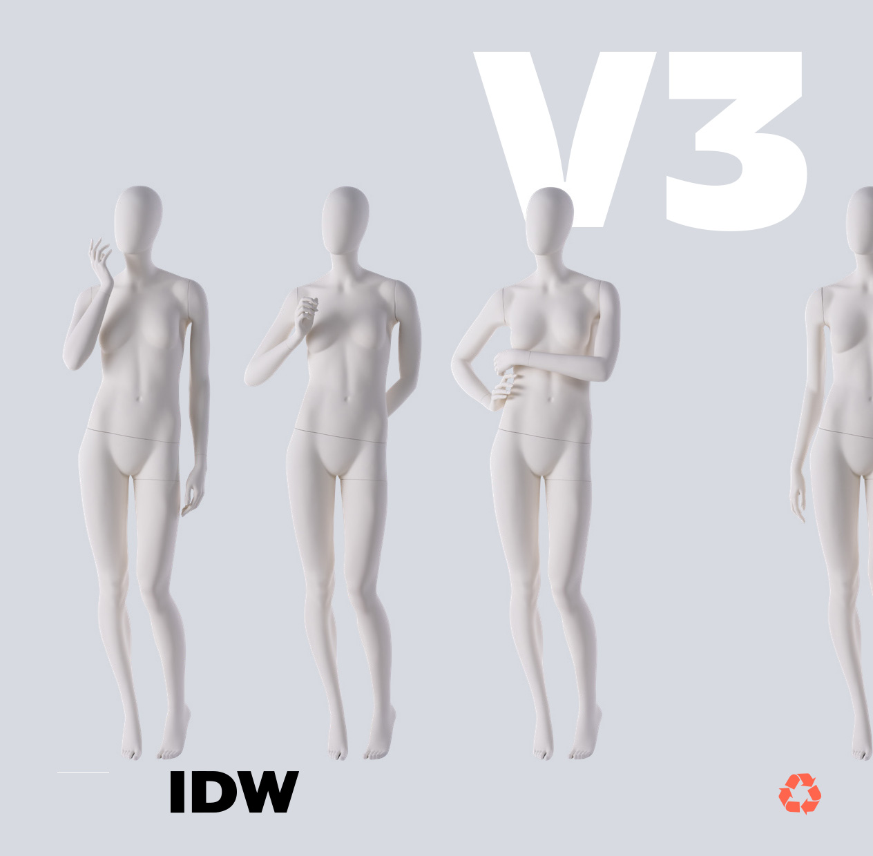 Collection mannequins the V - V3 - IDW PARIS